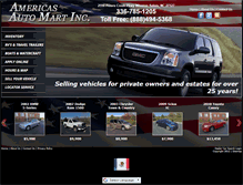 Tablet Screenshot of americasautomartnc.com